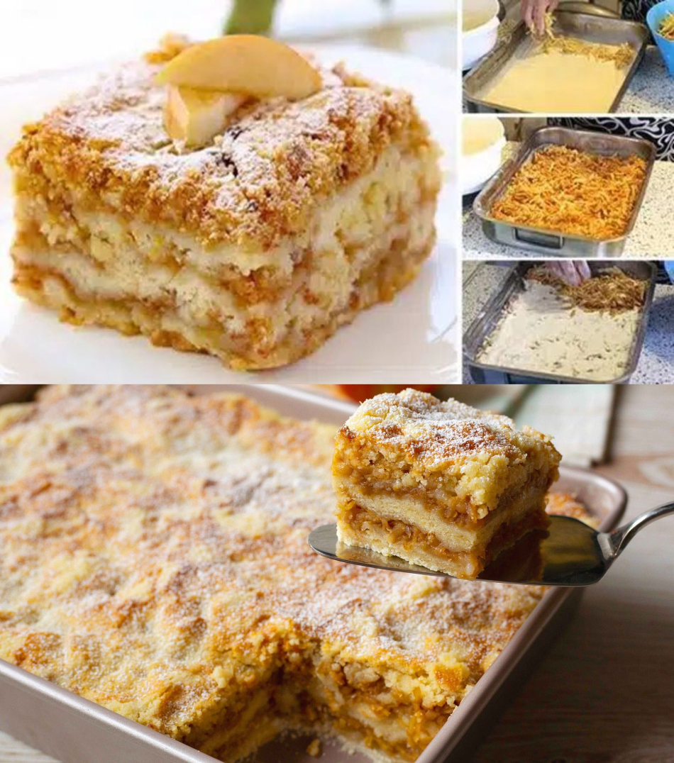 Gestreuter Tassenkuchen mit Äpfeln, superlecker - rezepte - lecker rezepte